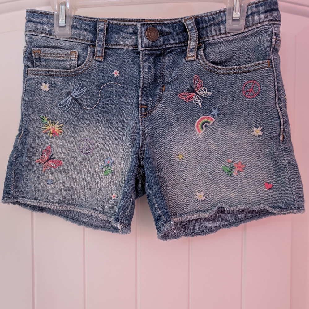 Girls Gap Midi Denim Shorts (2)